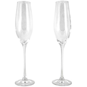 Premium 2 Piece Champagne Flute Set Size 210ml by Cellar