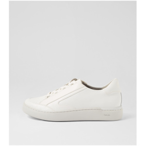 Rockport Parissa Ro Bright White Leather Bright White Sneakers Womens Shoes Casual Casual Sneakers