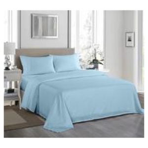 Royal Comfort King 1200Tc Sheet Set Blue