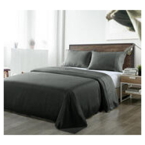 Royal Comfort Queen Bamboo Sheet Set Grey