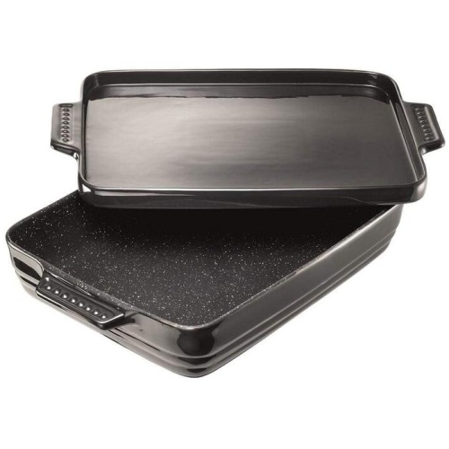 STONE Non-Stick Lasagne Dish with Platter Lid Size 40cm by Baccarat