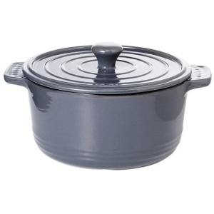 STONE Non Stick Round Casserole with Lid Size 3.5L by Baccarat