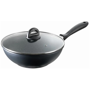 STONE Wok With Lid Size 28X8.5cm by Baccarat