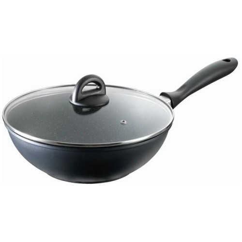 STONE Wok With Lid Size 28X8.5cm by Baccarat