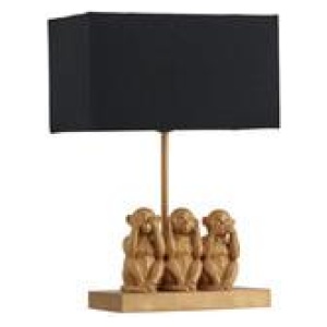 Sane Monkey Troop Table Lamp Yellow