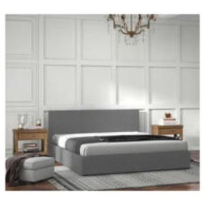 Sanor King Single Bed Frame Grey