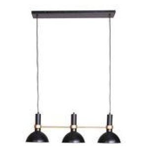 Sarantino 3 Globe Pendant Light Black