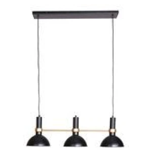 Sarantino 3 Globe Pendant Light Black