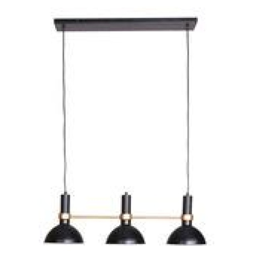 Sarantino 3 Globe Pendant Light Black