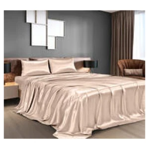 Satin King 4 Piece Sheet Set Pink