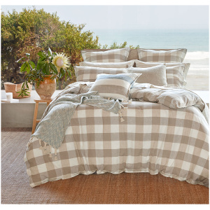 Sawyer Check Quilt Cover - Queen