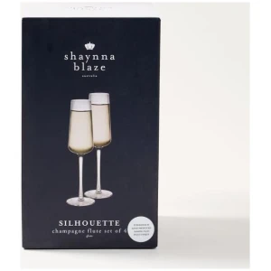 Shaynna Blaze Silhouette Champagne Flute Set