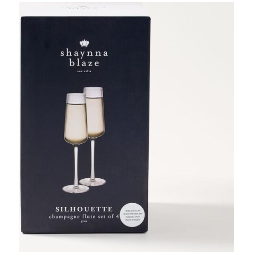 Shaynna Blaze Silhouette Champagne Flute Set