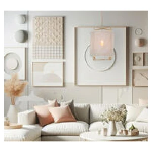 Silvanna 35Cm Pendant Light White Small