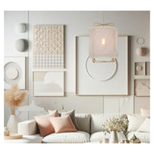 Silvanna 55Cm Pendant Light White Large