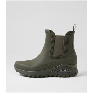 Skechers Uno Rugged Sk Olive Smooth Olive Boots Womens Shoes Casual Ankle Boots