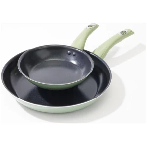 Smith + Nobel Colour Kitchen 20/30 cm Frypan Twin Pack Sage Green