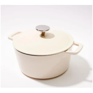 Smith + Nobel Colour Kitchen 5 L Cast Iron Casserole Almond