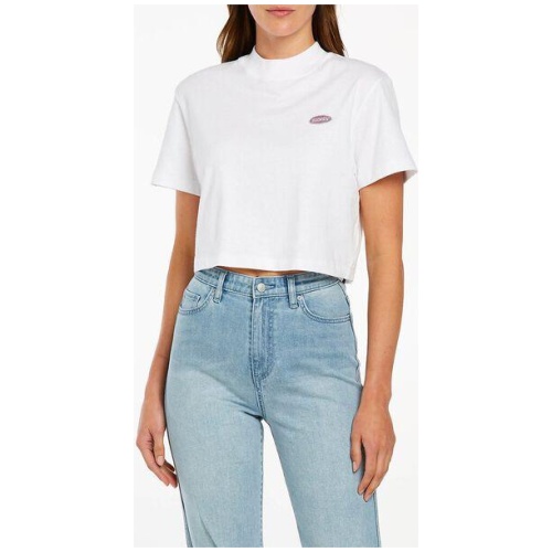 Square Crop Tee White