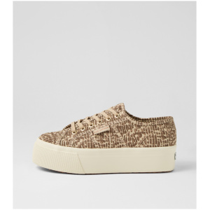 Superga 2790 Platform Jaguar Print S9 Jaguar Print Canvas Jaguar Print Sneakers Womens Shoes Casual Casual Sneakers