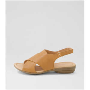 Supersoft Beami Su Dk Tan Gum Sole Leather Dk Tan Gum Sole Sandals Womens Shoes Casual Sandals Flat Sandals