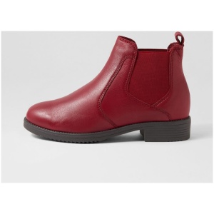 Supersoft Caitrin Su Cherry Leather Cherry Boots Womens Shoes Casual Ankle Boots
