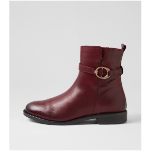 Supersoft Dannela Su Raspberry Vintage Leather Raspberry Boots Womens Shoes Casual Ankle Boots