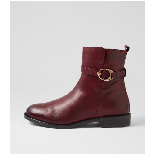 Supersoft Dannela Su Raspberry Vintage Leather Raspberry Boots Womens Shoes Casual Ankle Boots