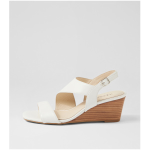 Supersoft Feliciti Su White Natural Heel Leather White Natural Heel Sandals Womens Shoes Dress Heeled Sandals