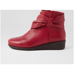 Supersoft Monet Su Cherry Leather Cherry Boots Womens Shoes Casual Ankle Boots