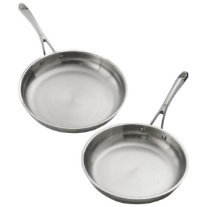 Swiss Diamond DLX Premium Steel 2 Piece Frypan Set