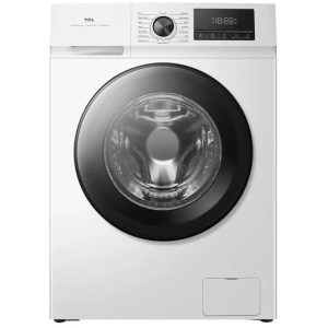 TCL 7.5KG Front Load Washer - White