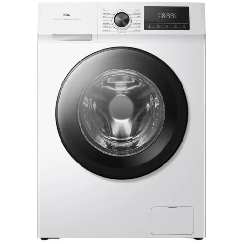 TCL 7.5KG Front Load Washer - White