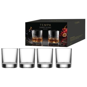 Tempa Quinn Whiskey Glass 4 Pack