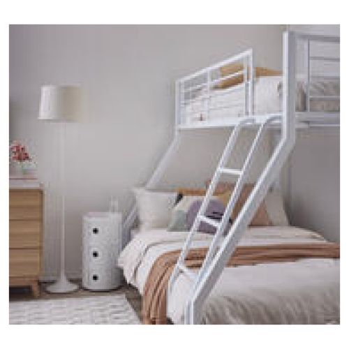 Titan Single Bunk Bed White