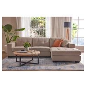 Tivoli 3 Seater Right Chaise Sofa Neutral