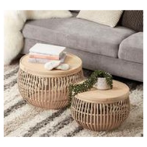 Tobias 2 Piece Coffee Table Set Neutral