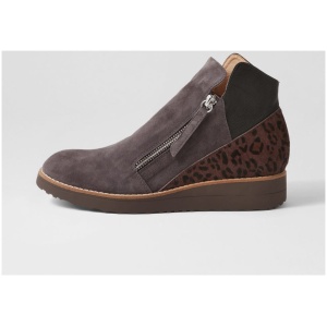 Top End Ossha To Cocoa Lt Choc Leopard Multi Cocoa Lt Choc Leopard Boots Womens Shoes Casual Ankle Boots