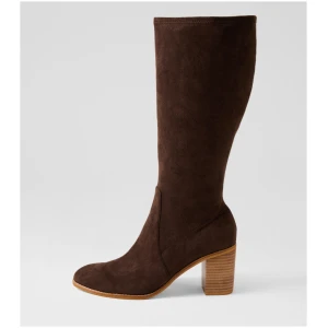 Top End Tirry To Choc Stretch Microsuede Choc Boots Womens Shoes Casual Long Boots