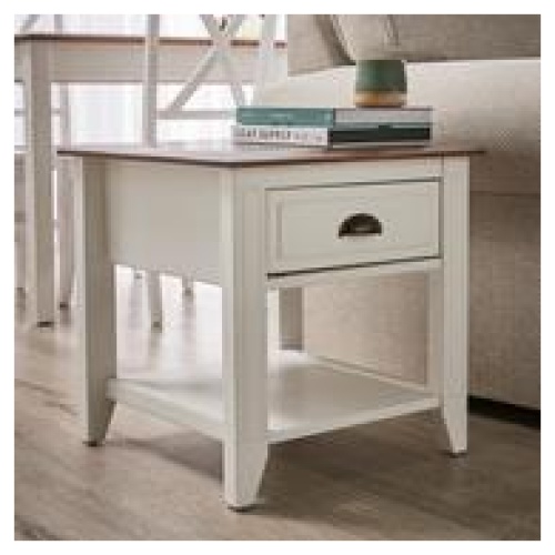 Torkay Side Table Brown