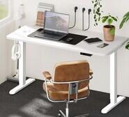 Trudie Electric Standing Desk White