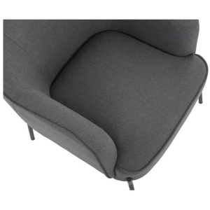 Upholstered Armchair Dark Grey