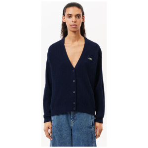 V Neck Wool Cardigan