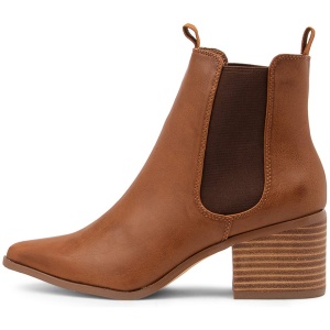 Verali Filo Ve Tan Choc Smooth Tan Choc Boots Womens Shoes Casual Ankle Boots