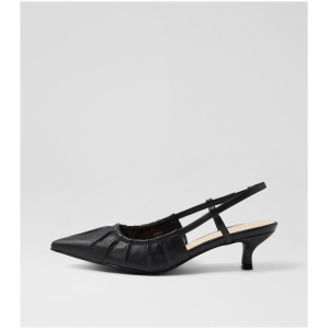 Verali Lucius Ve Black Smooth Black Shoes Womens Shoes Dress Heeled Shoes