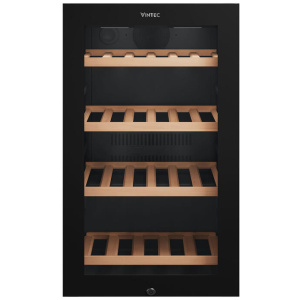 Vintec 35-Bottle Single Zone Wine Cabinet VWS830FCB-X
