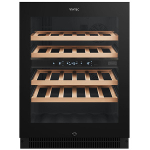 Vintec 40-Bottle Dual Zone Wine Cabinet VWD820SCB-X