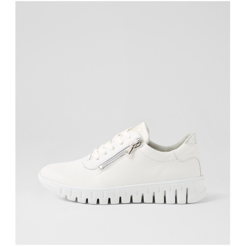 Waldlaufer Birdy Wf Weiss Silber Leather Weiss Silber Sneakers Womens Shoes Casual Casual Sneakers
