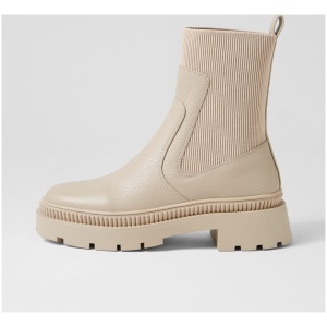 Walnut Muse Leather Boot Wa Nude Leather Nude Boots Womens Shoes Casual Ankle Boots