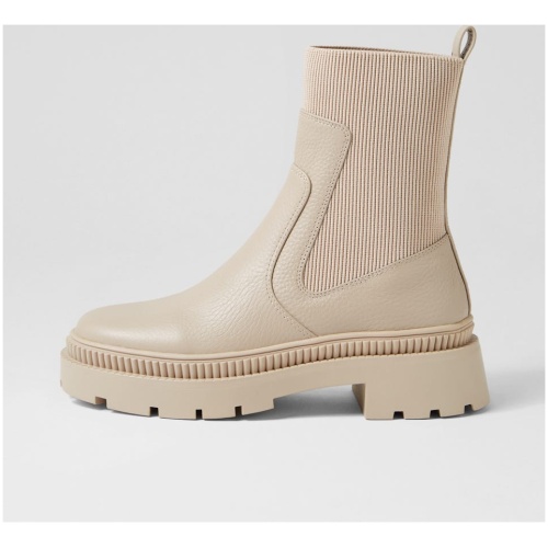 Walnut Muse Leather Boot Wa Nude Leather Nude Boots Womens Shoes Casual Ankle Boots